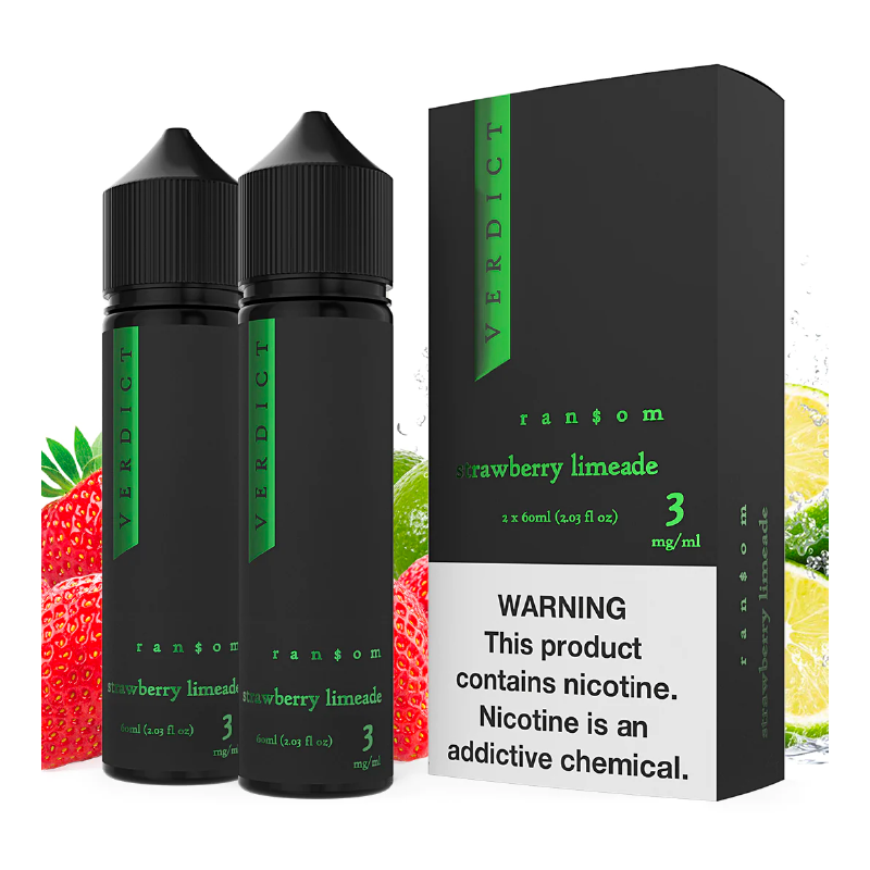 Verdict Strawberry Limeade E-Liquid Stellar Vapor